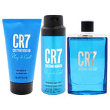 Set Cristiano Ronaldo Cr7 Play It Cool 3 Piezas 100Ml Edt, 150Ml Shower Gel, 150Ml Bodyspray